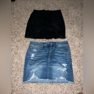 American eagle jean skirt pack